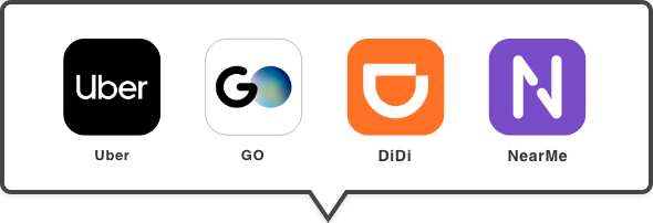 Uber GO DiDi NearMe
